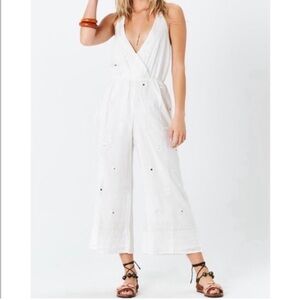 Jen’s Pirate Booty White Halter Jumpsuit